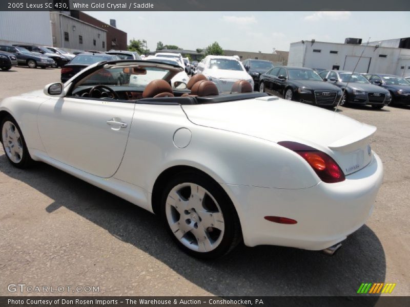 White Gold Crystal / Saddle 2005 Lexus SC 430