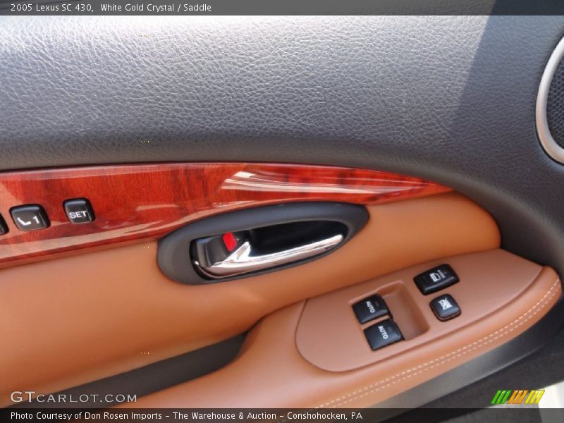White Gold Crystal / Saddle 2005 Lexus SC 430