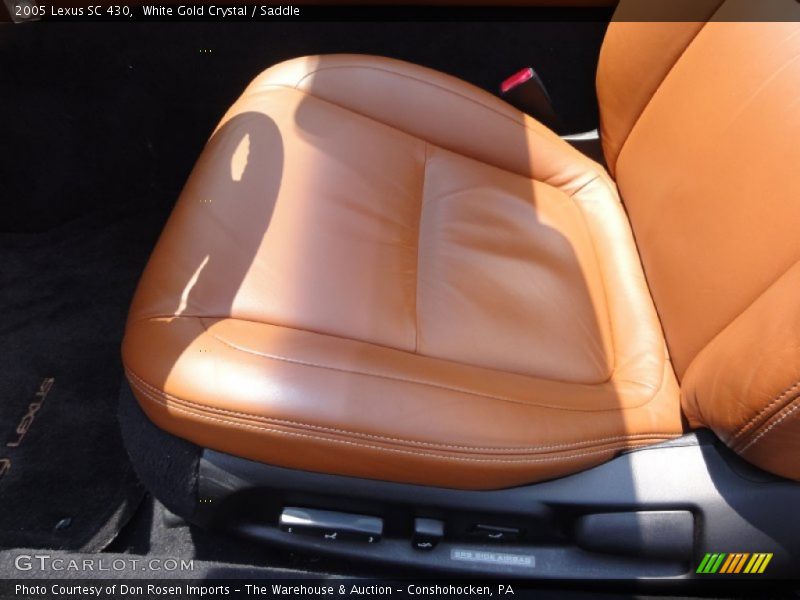White Gold Crystal / Saddle 2005 Lexus SC 430