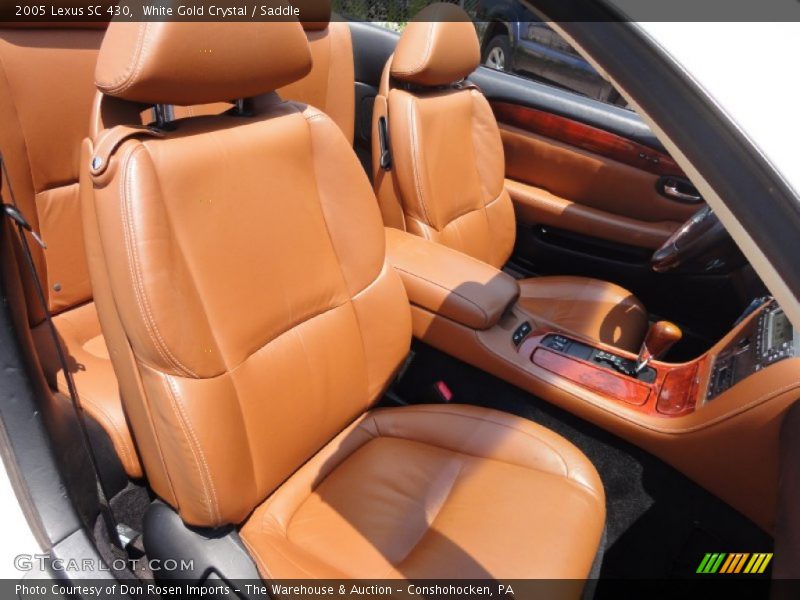 White Gold Crystal / Saddle 2005 Lexus SC 430