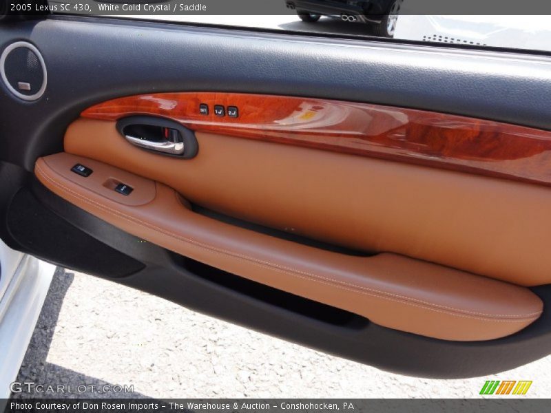 White Gold Crystal / Saddle 2005 Lexus SC 430