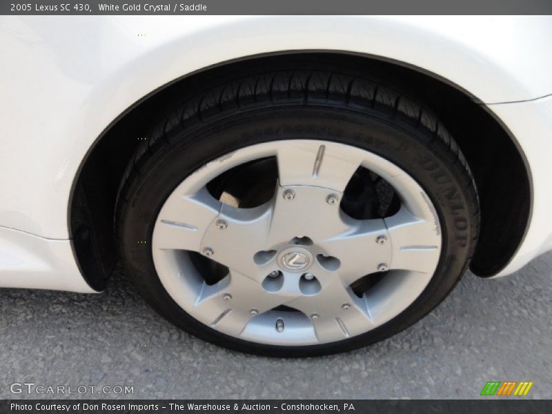 White Gold Crystal / Saddle 2005 Lexus SC 430