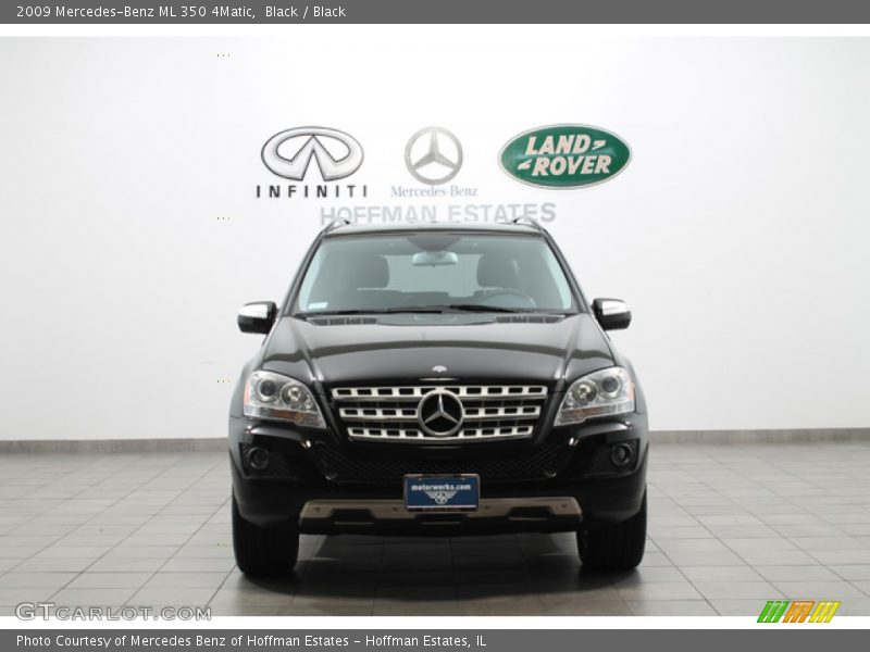 Black / Black 2009 Mercedes-Benz ML 350 4Matic