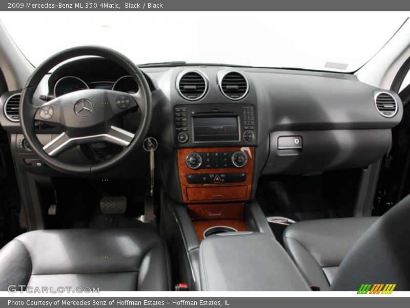Black / Black 2009 Mercedes-Benz ML 350 4Matic