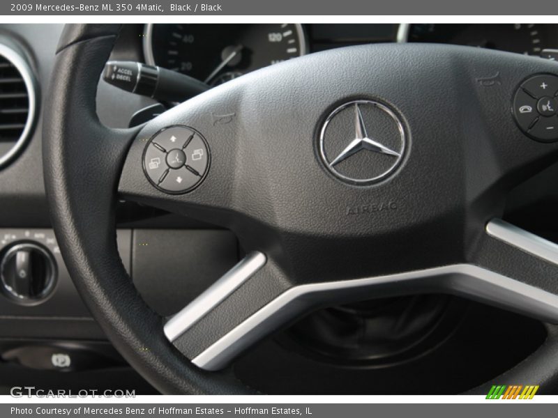 Black / Black 2009 Mercedes-Benz ML 350 4Matic