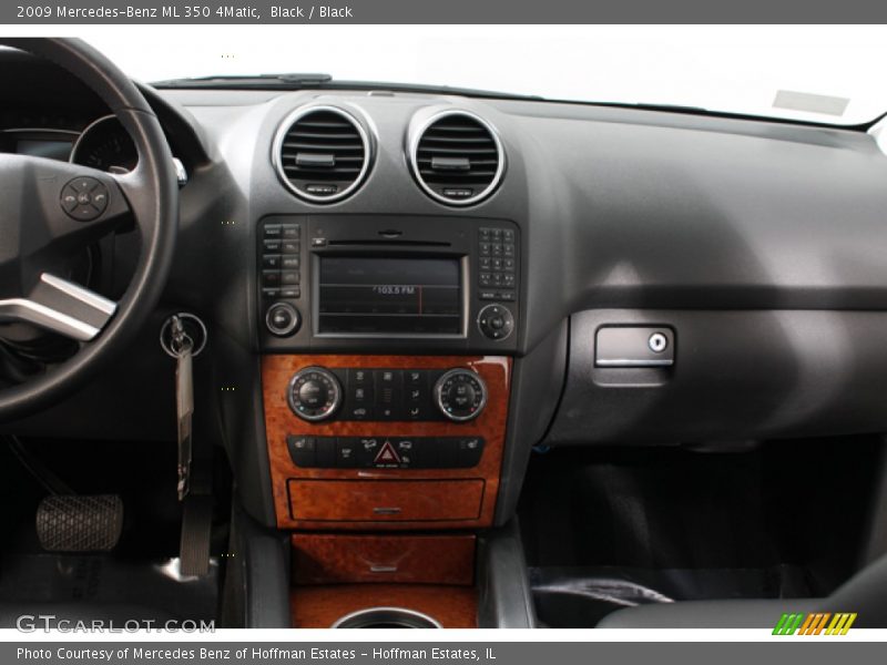 Black / Black 2009 Mercedes-Benz ML 350 4Matic
