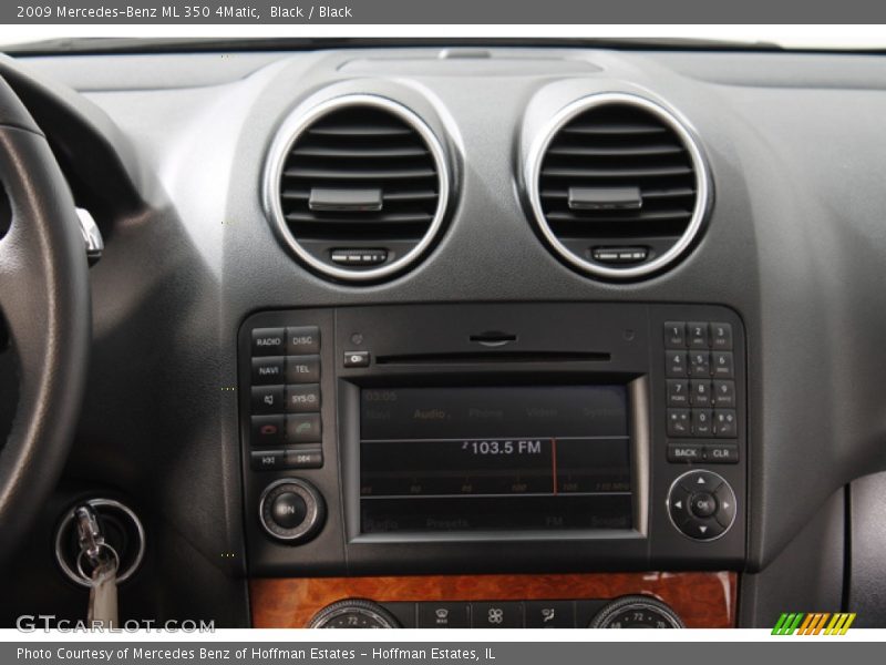 Black / Black 2009 Mercedes-Benz ML 350 4Matic