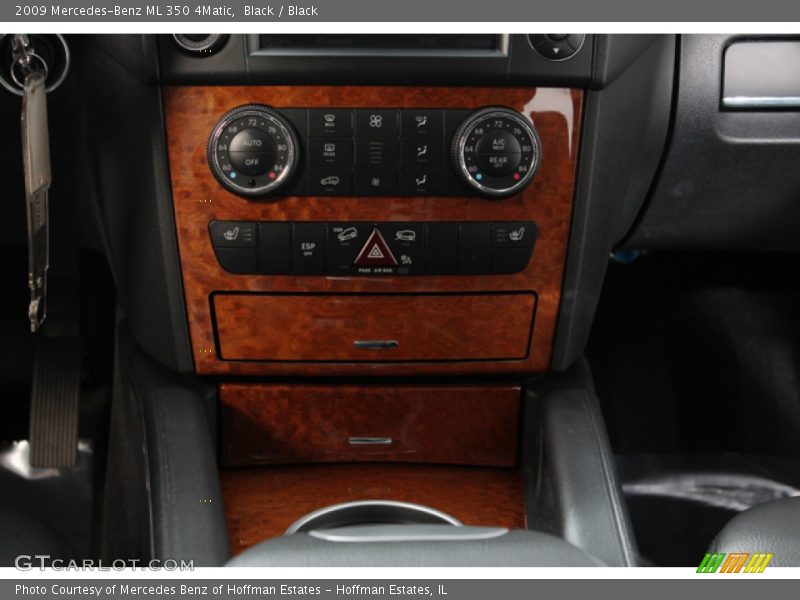 Black / Black 2009 Mercedes-Benz ML 350 4Matic