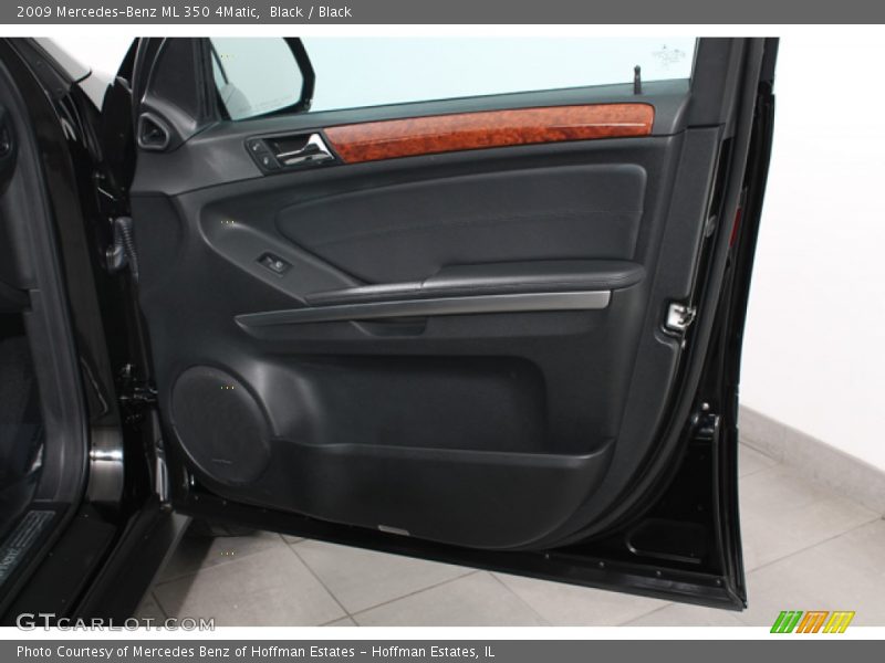 Black / Black 2009 Mercedes-Benz ML 350 4Matic
