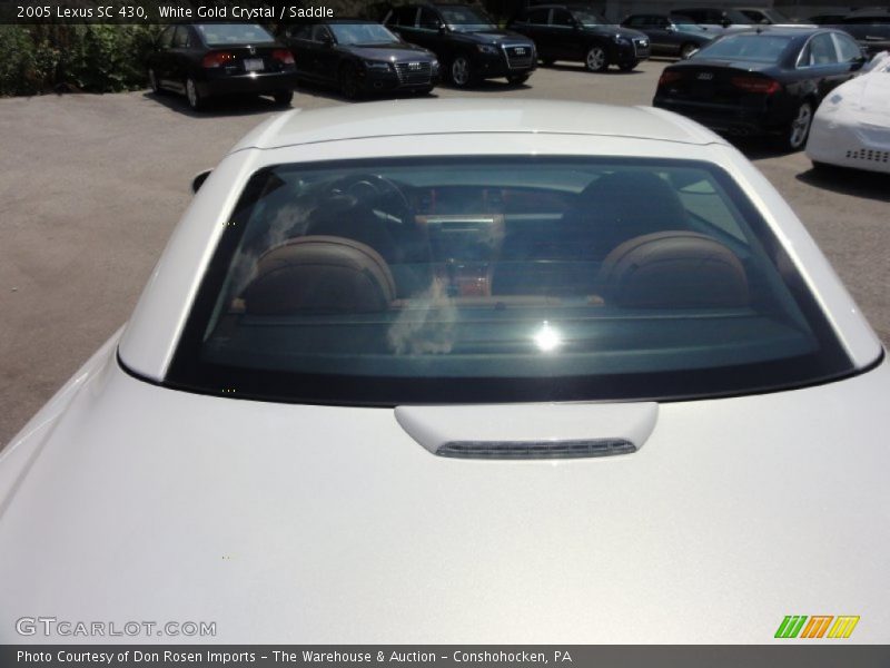White Gold Crystal / Saddle 2005 Lexus SC 430