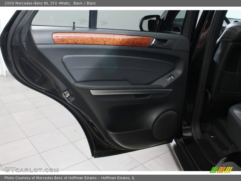 Black / Black 2009 Mercedes-Benz ML 350 4Matic