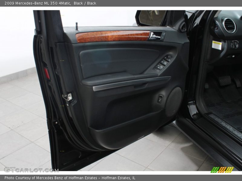 Black / Black 2009 Mercedes-Benz ML 350 4Matic