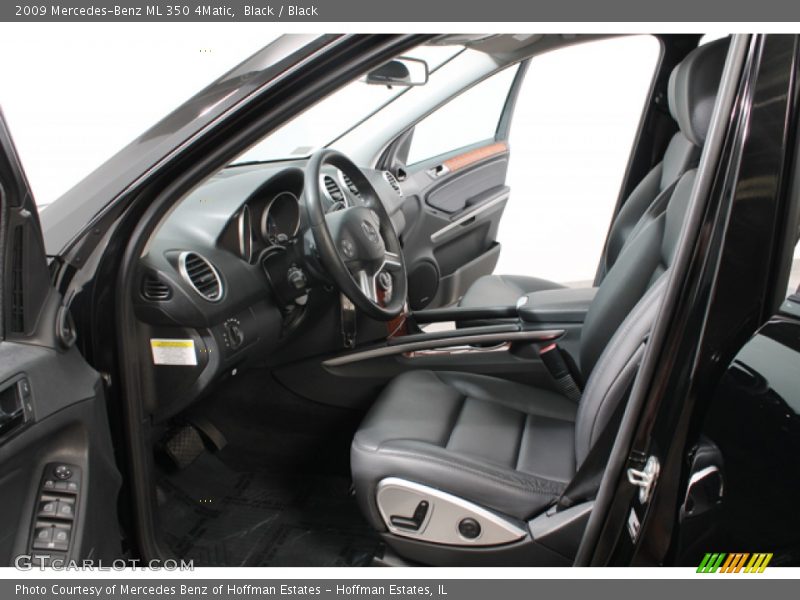 Black / Black 2009 Mercedes-Benz ML 350 4Matic