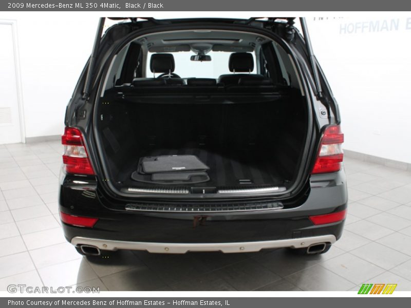 Black / Black 2009 Mercedes-Benz ML 350 4Matic