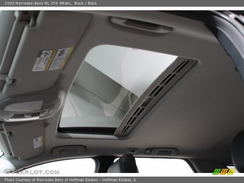 Black / Black 2009 Mercedes-Benz ML 350 4Matic