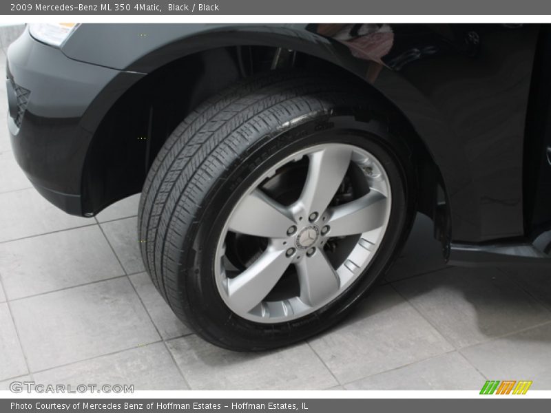 Black / Black 2009 Mercedes-Benz ML 350 4Matic