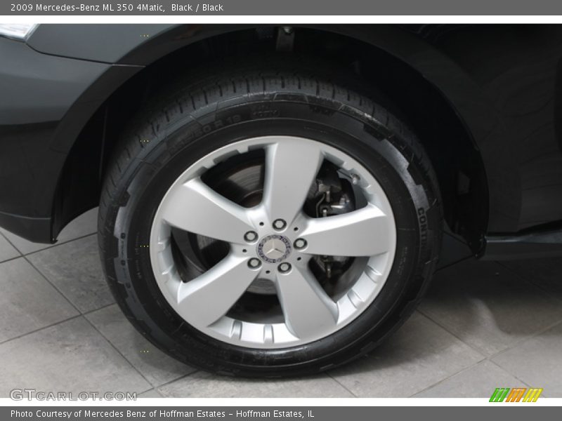 Black / Black 2009 Mercedes-Benz ML 350 4Matic