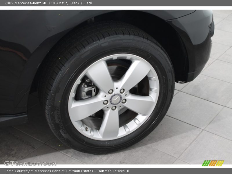 Black / Black 2009 Mercedes-Benz ML 350 4Matic