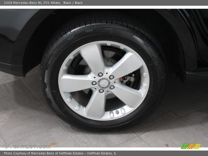 Black / Black 2009 Mercedes-Benz ML 350 4Matic