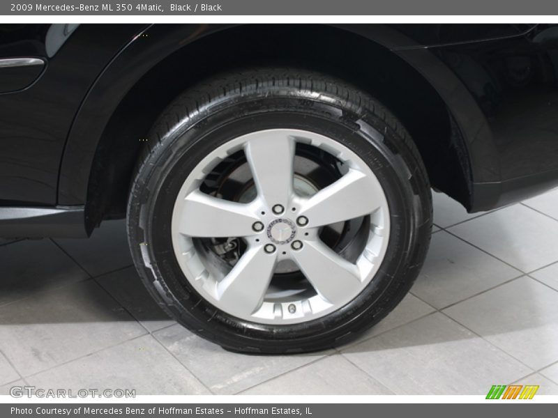 Black / Black 2009 Mercedes-Benz ML 350 4Matic