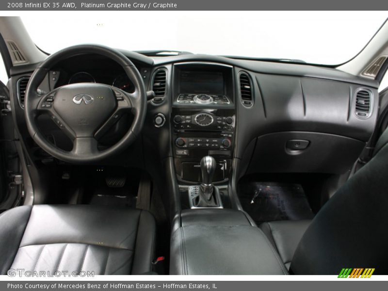 Platinum Graphite Gray / Graphite 2008 Infiniti EX 35 AWD
