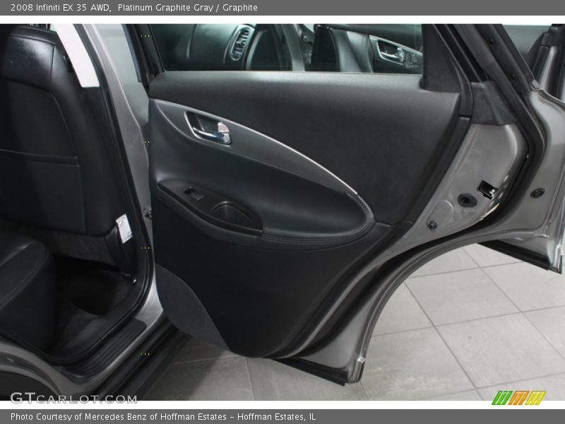 Platinum Graphite Gray / Graphite 2008 Infiniti EX 35 AWD