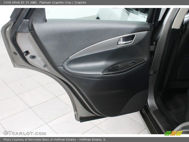 Platinum Graphite Gray / Graphite 2008 Infiniti EX 35 AWD