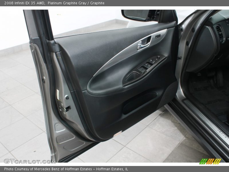 Platinum Graphite Gray / Graphite 2008 Infiniti EX 35 AWD