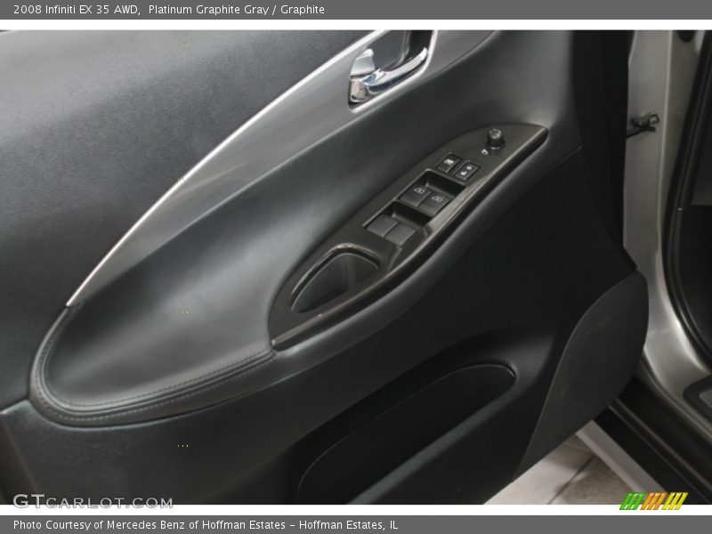 Platinum Graphite Gray / Graphite 2008 Infiniti EX 35 AWD