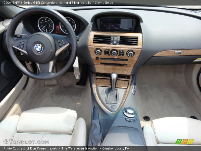 Dashboard of 2004 6 Series 645i Convertible