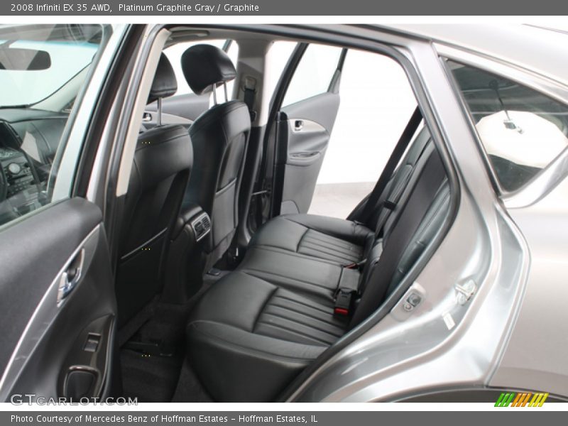 Platinum Graphite Gray / Graphite 2008 Infiniti EX 35 AWD