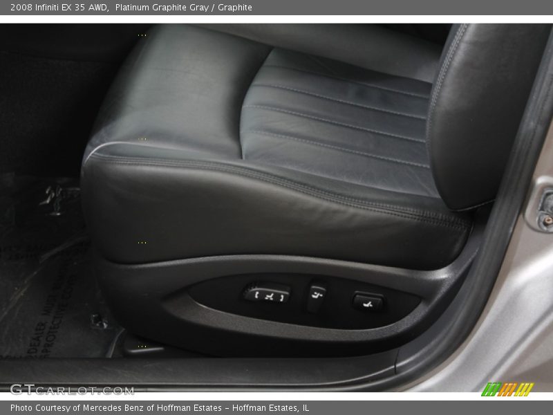 Platinum Graphite Gray / Graphite 2008 Infiniti EX 35 AWD
