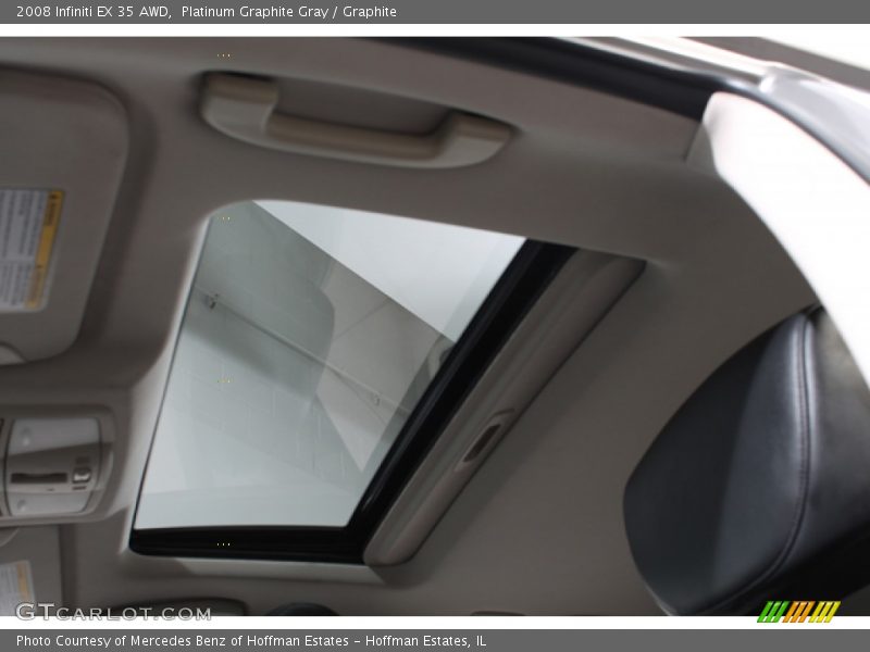 Platinum Graphite Gray / Graphite 2008 Infiniti EX 35 AWD