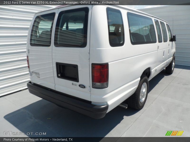Oxford White / Medium Flint 2012 Ford E Series Van E350 XL Extended Passenger