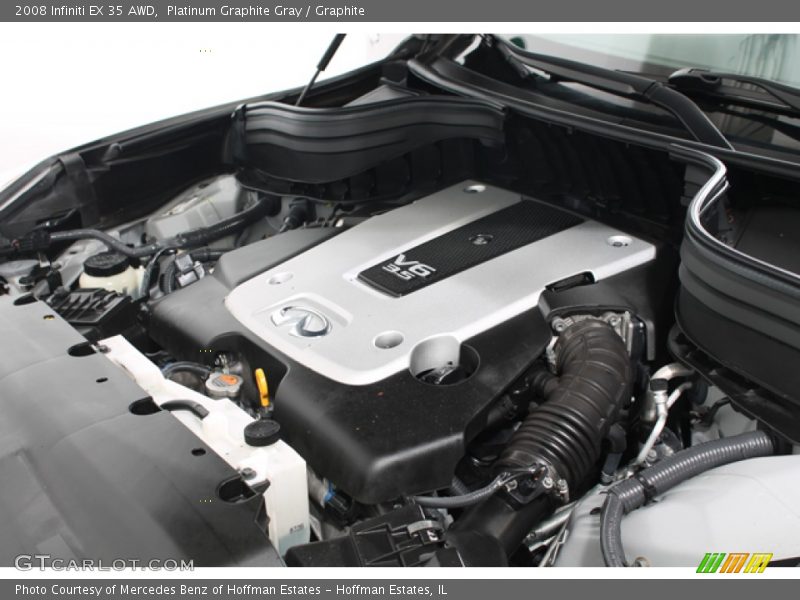 Platinum Graphite Gray / Graphite 2008 Infiniti EX 35 AWD