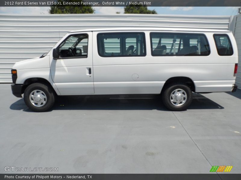 2012 E Series Van E350 XL Extended Passenger Oxford White