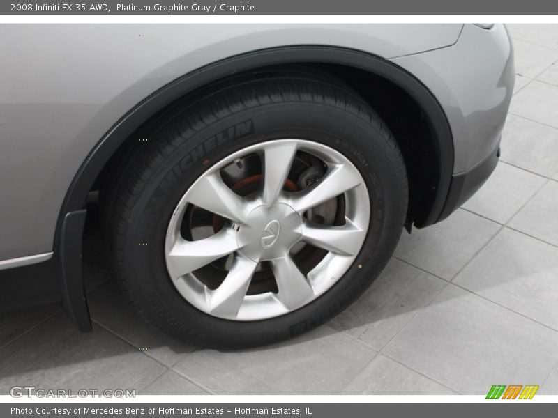 Platinum Graphite Gray / Graphite 2008 Infiniti EX 35 AWD