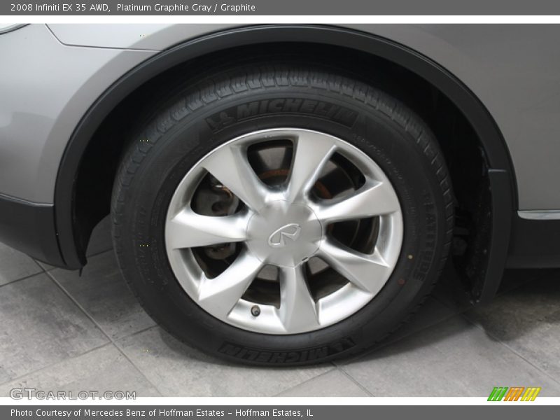 Platinum Graphite Gray / Graphite 2008 Infiniti EX 35 AWD