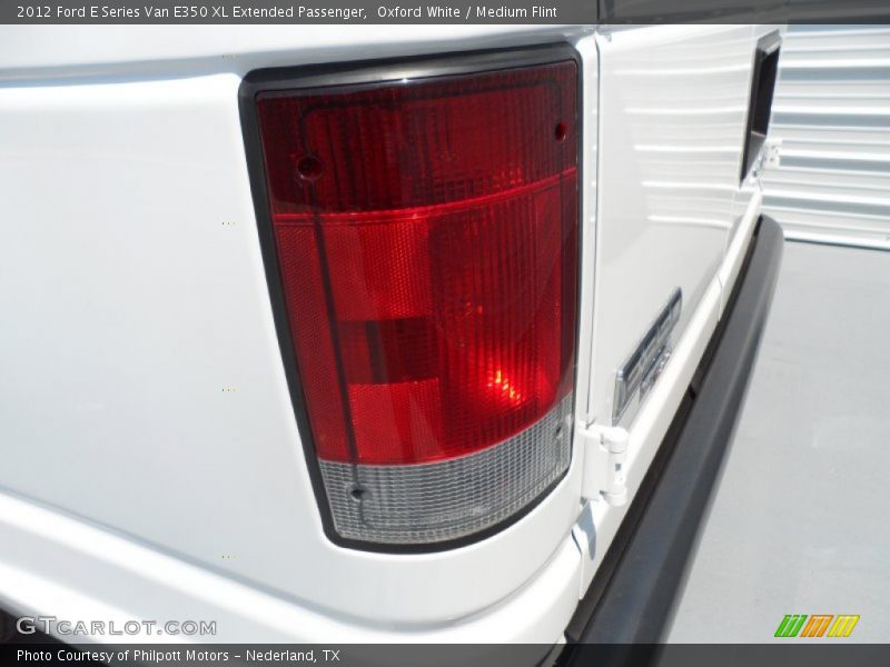 Oxford White / Medium Flint 2012 Ford E Series Van E350 XL Extended Passenger