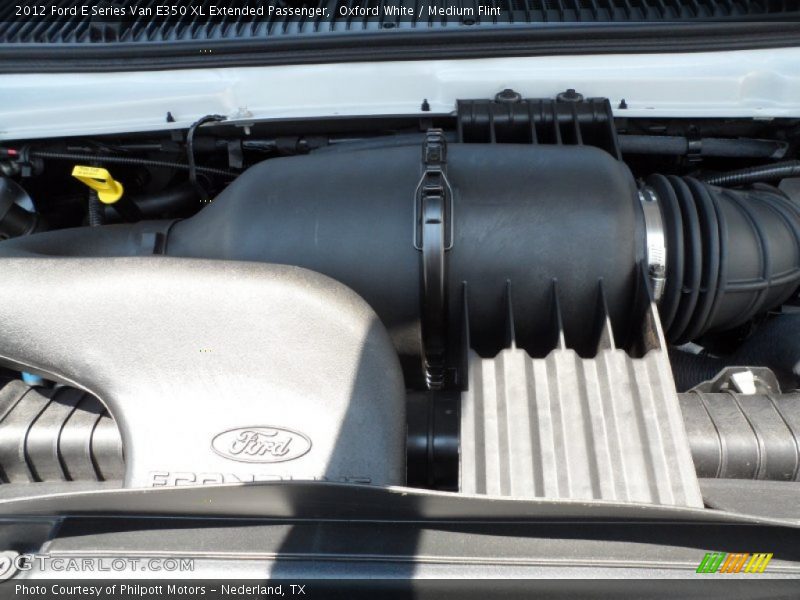 Oxford White / Medium Flint 2012 Ford E Series Van E350 XL Extended Passenger
