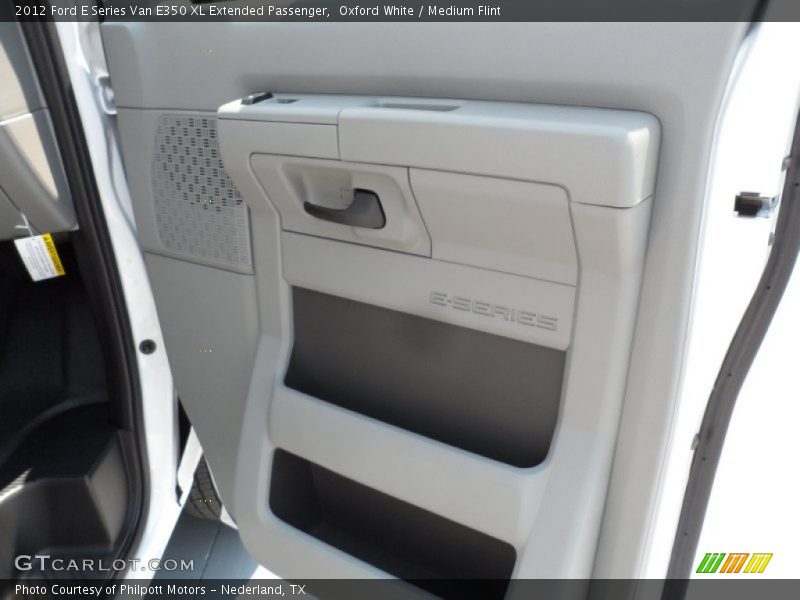 Oxford White / Medium Flint 2012 Ford E Series Van E350 XL Extended Passenger