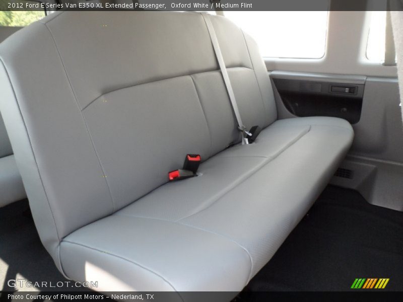 Oxford White / Medium Flint 2012 Ford E Series Van E350 XL Extended Passenger