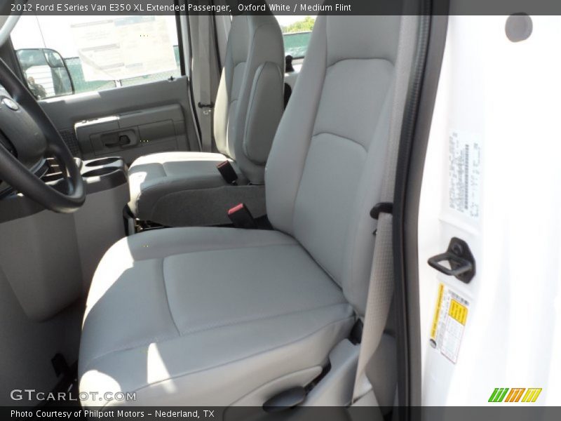  2012 E Series Van E350 XL Extended Passenger Medium Flint Interior