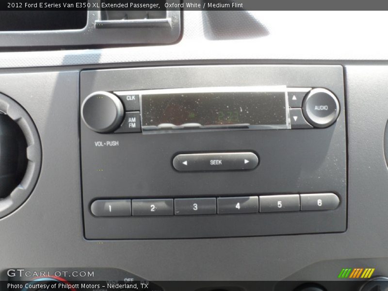 Audio System of 2012 E Series Van E350 XL Extended Passenger