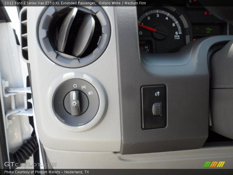 Oxford White / Medium Flint 2012 Ford E Series Van E350 XL Extended Passenger