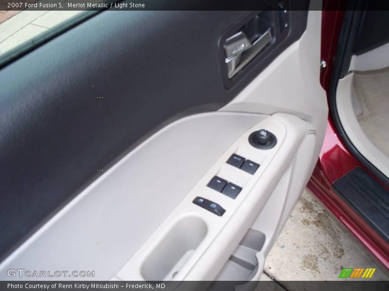 Merlot Metallic / Light Stone 2007 Ford Fusion S