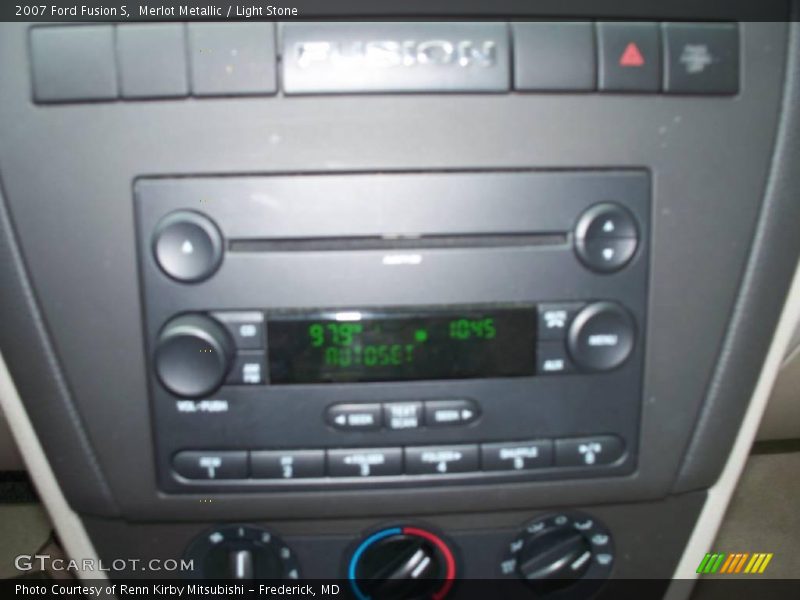 Merlot Metallic / Light Stone 2007 Ford Fusion S