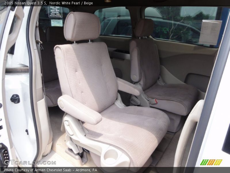 Nordic White Pearl / Beige 2005 Nissan Quest 3.5 S