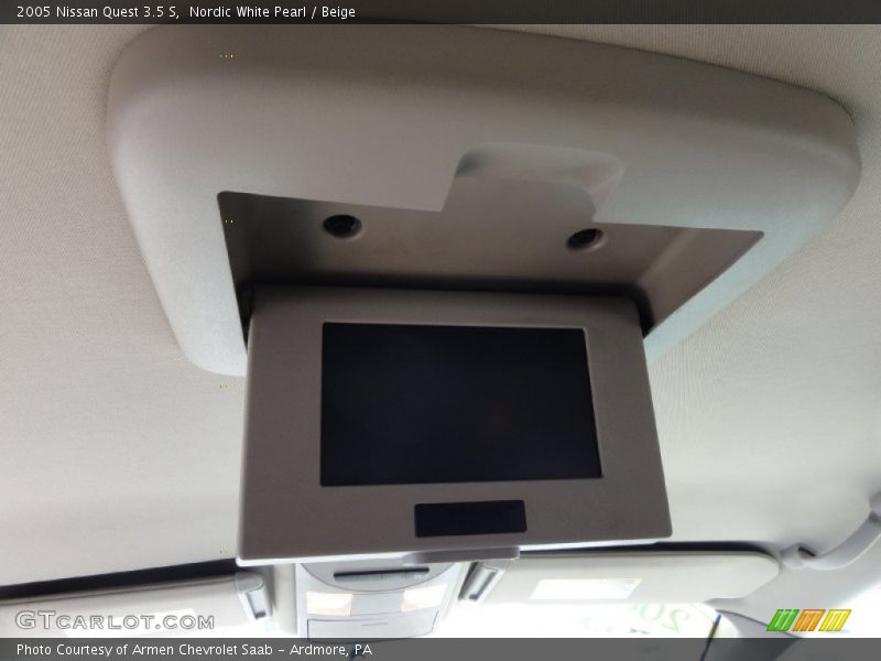 Nordic White Pearl / Beige 2005 Nissan Quest 3.5 S