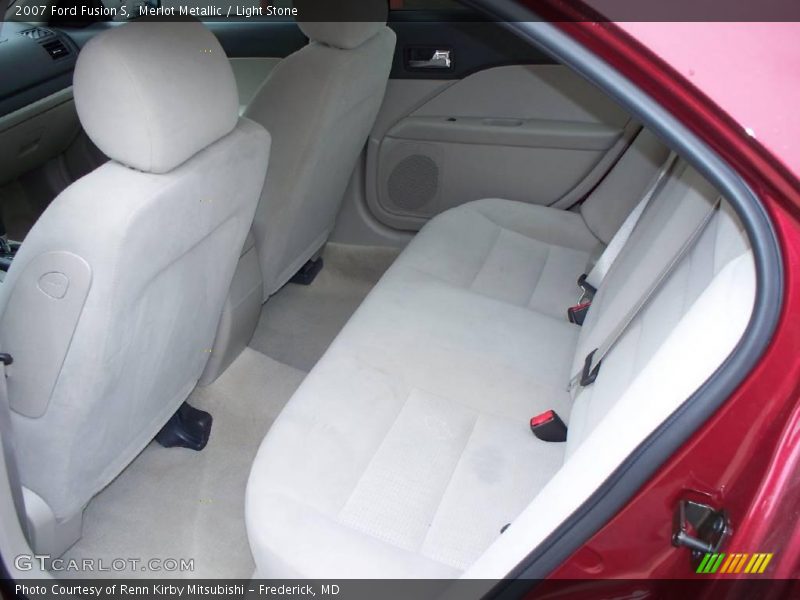 Merlot Metallic / Light Stone 2007 Ford Fusion S